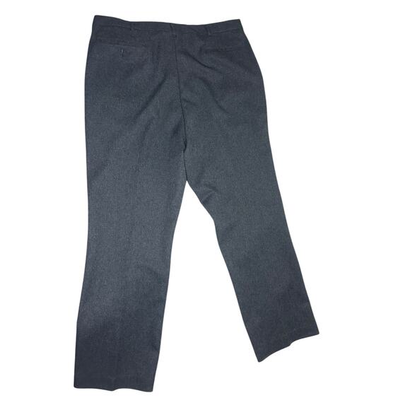 Vintage Men's Sears Perma Prest Full Fit Blue Dress Slacks W42xL32 - Picture 4 of 5